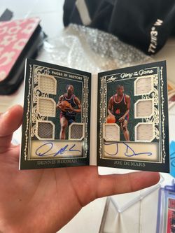 🔥 RARE 2025 Leaf Glory Of The Game Pages In History Dual Auto Booklet #3/6