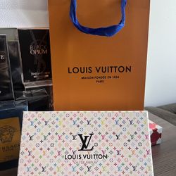 Best Gift【Louis Vuitton】Luxury Perfume Gift Set, Brand New With Box And Bag, 4 Bottles, Luxury fragrance 