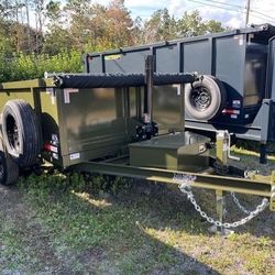AMP 8 x 10 Low Side Dump Trailer 7k