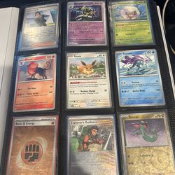 Pokemon card binder prismatic and others