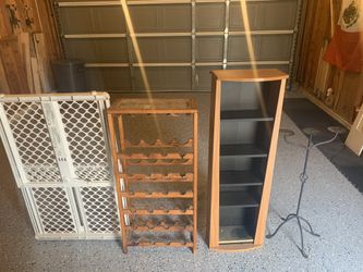3-1 Candle holder, CD/DVD rack, Wine rack, dog gate