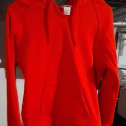 (BB  - 25)  A4 RED HOODIE ADULT MEDIUM