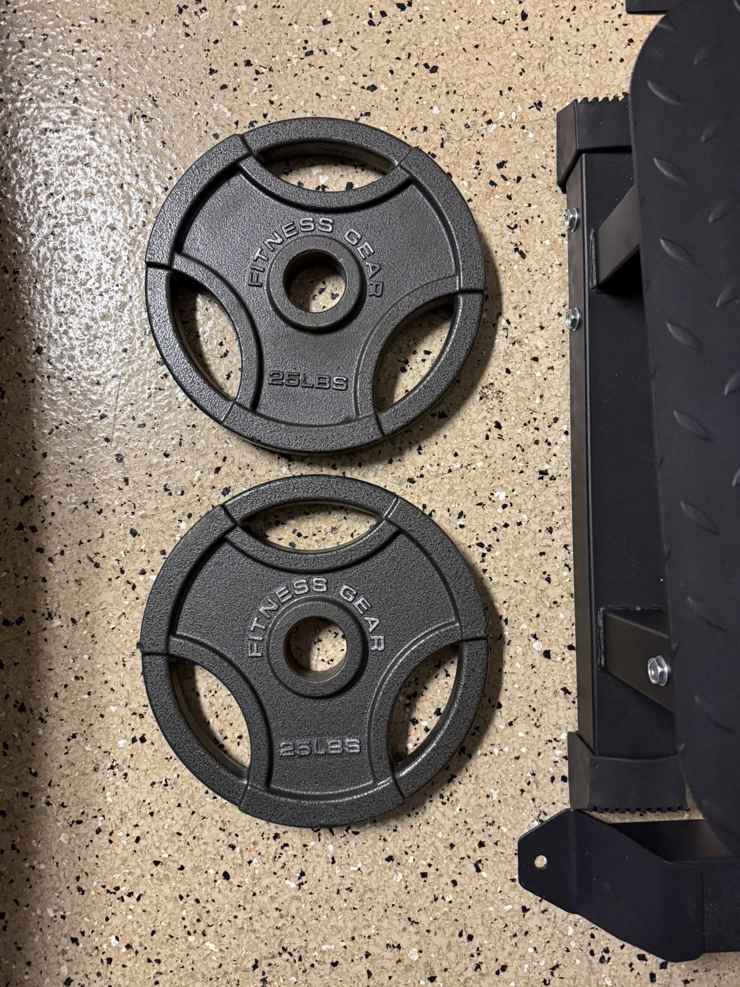 Weights Plates 25lbs 50lbs Total