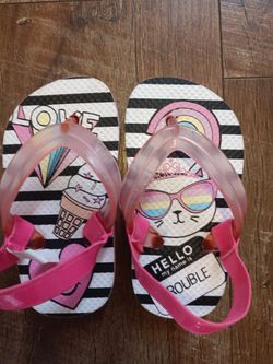 Baby Girls Summer Flip Flop Size 4