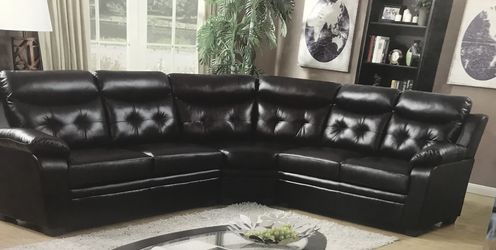 Black sectional
