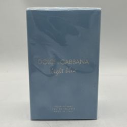 Dolce & Gabbana Light Blue Pour Homme Eau de Toilette 6.7 oz 200 Ml New In Sealed Box *Authentic*