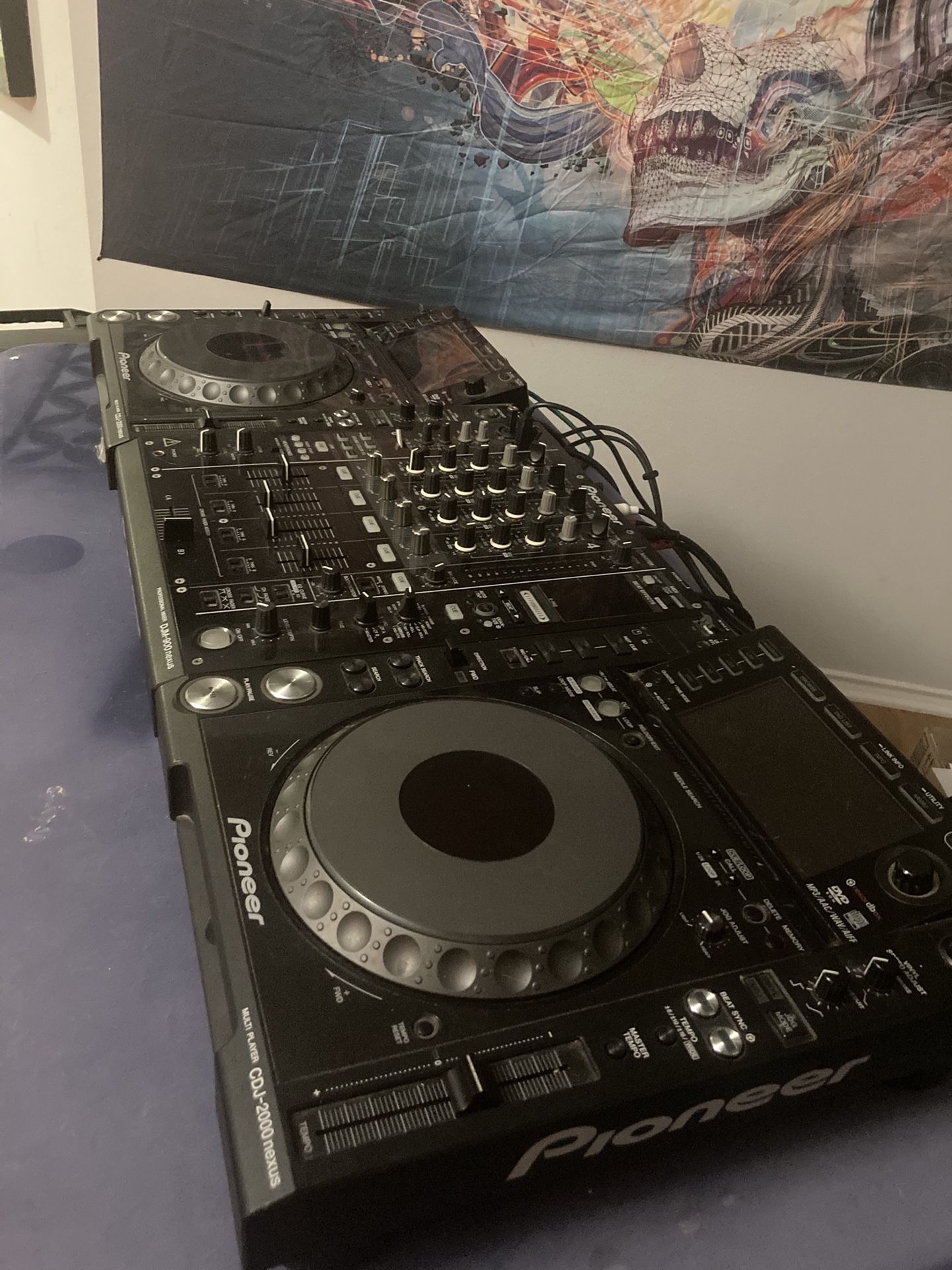 Pioneer DJ CDJ-2000 Nexus Pair, DJM 900 NXS Plus Cases