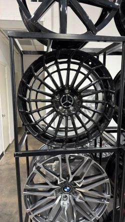 Mercedes wheels tires 5x112 staggered 20s
