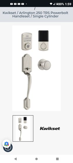 used kwikset keypad door handle
