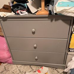 Graco Grey Crib And Dresser 