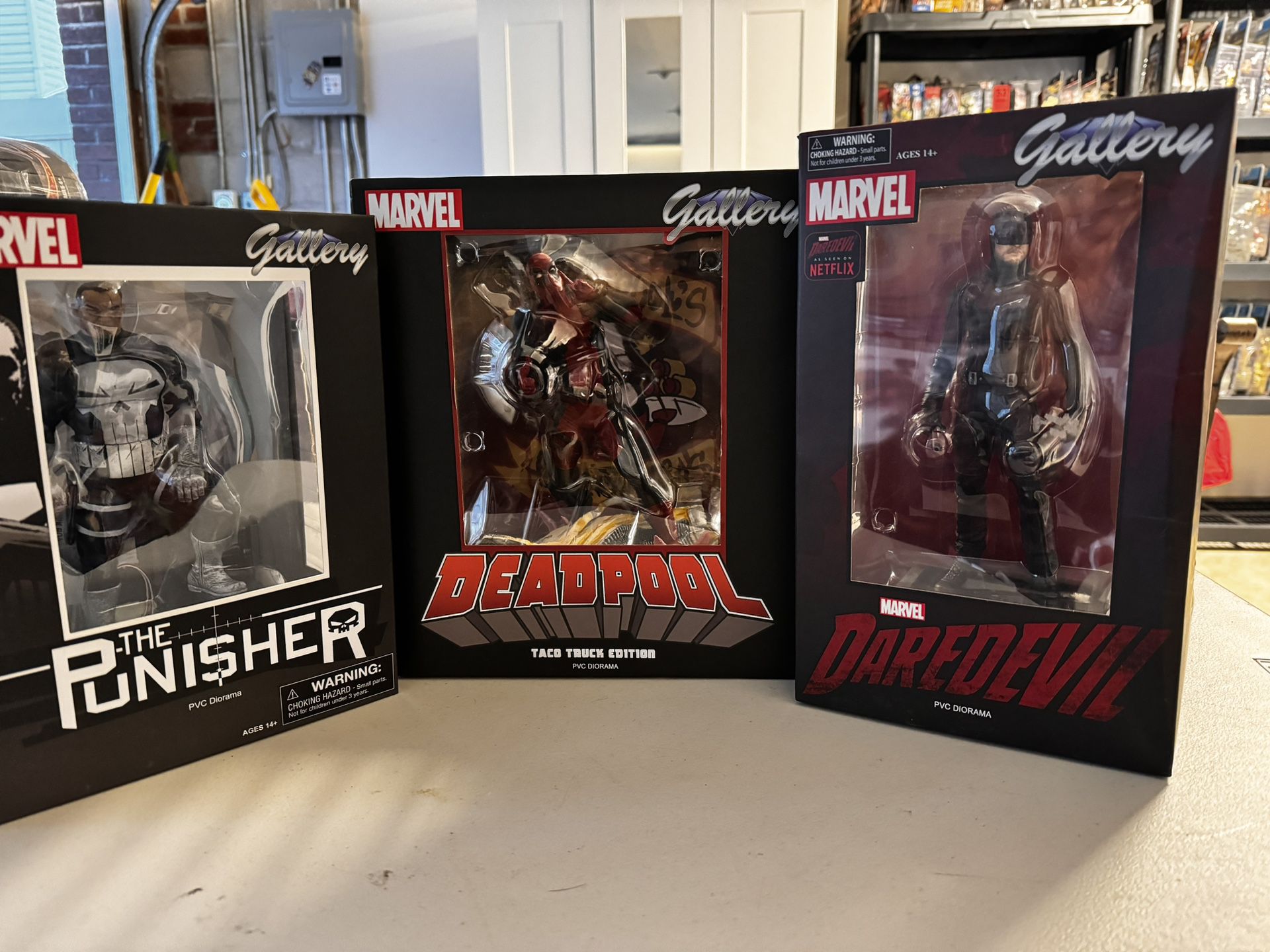 Marvel Gallery Statues Lot Of 3 