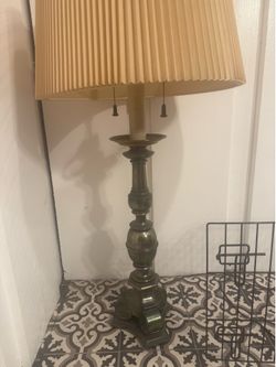Antique stiffel floor lamp set of 2