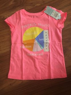 Lil girl shirt 4T hot pink