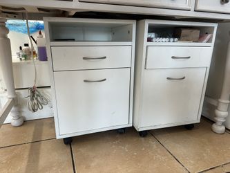 nail tech rolling cabinets