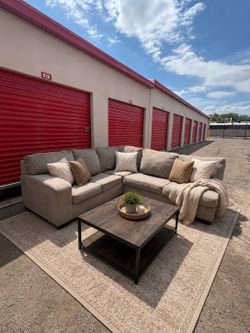 Sectional Grey Sofa – $330 | Delivery Available