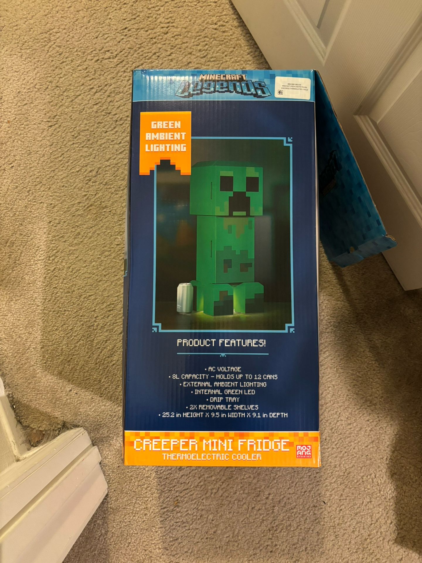 Minecraft Creeper Mini Fridge 
