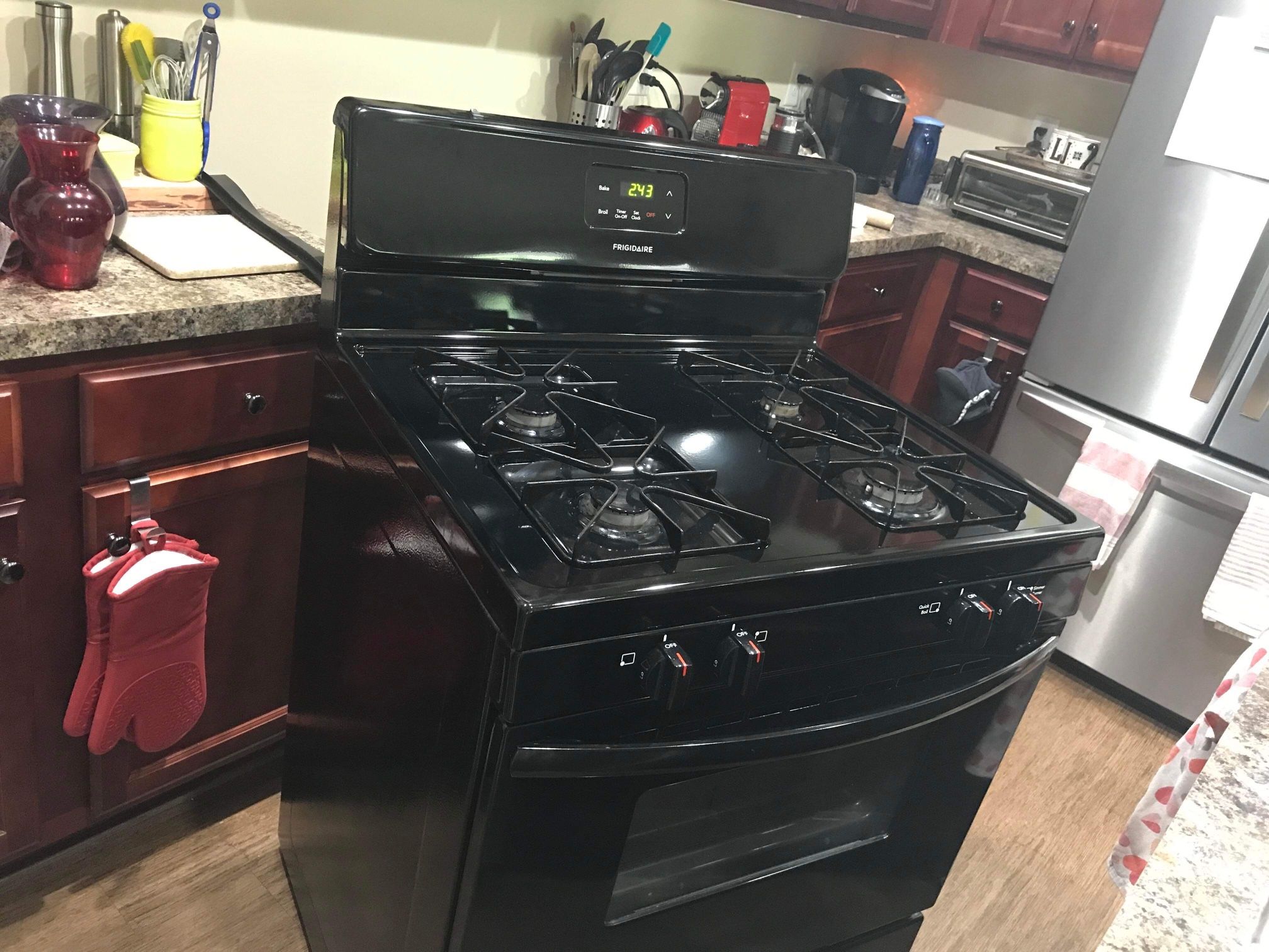 REDUCED!!!   $100  OBO  Frigidaire gas Stove: And Over-the-range Microwave  NEEDS TO GO BY MONDAY MORNING