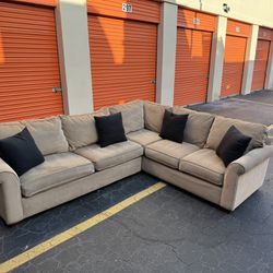 Havertys Sleeper Sectional - Delivery. 