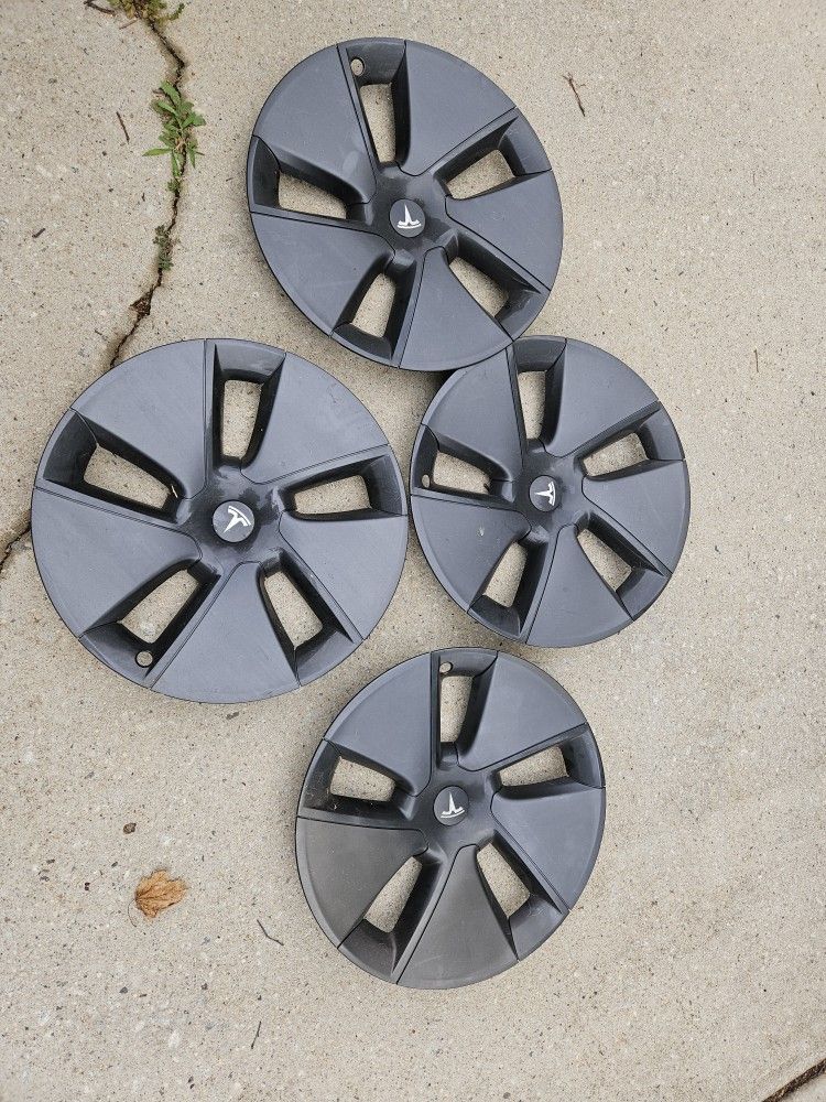 18" Tesla Wheel Covers