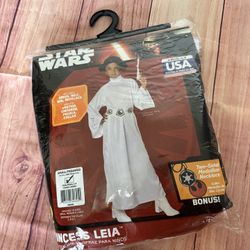 Star Wars Princess Leia Costume Girl Size S 4-6