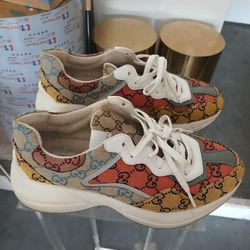 Gucci Rhyton Sneakers Mens Size 8.5/9 Us