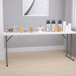 NEW 6-Foot Folding Training Table – Narrow 18" Seminar Design (BNIB)