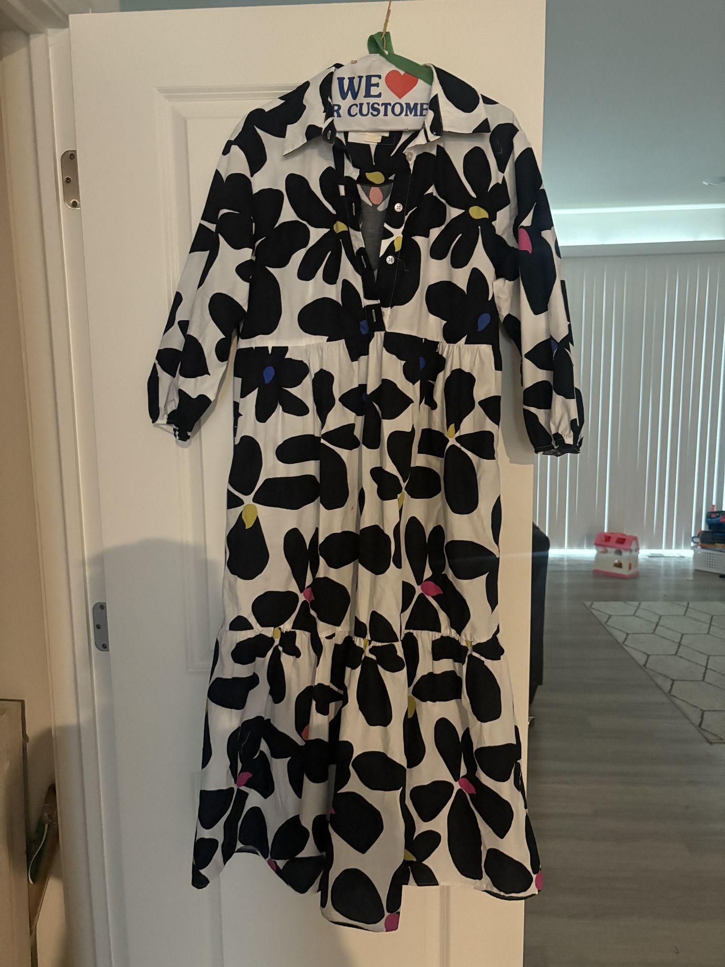 Anthropologie Bettina Tiered shirt Dress By Maeve