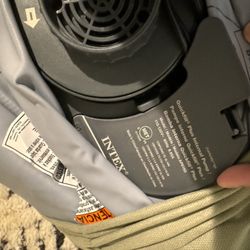 Intex Queen Airmattess with headboard Built In Pump