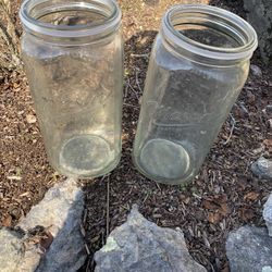 Two Mason Jars