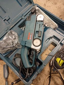 Bosh Belt Sander With All The Bells And Whistles