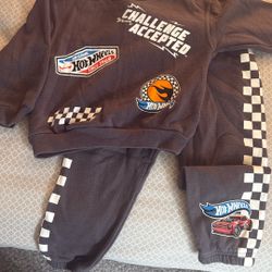 Hot Wheels Long Sleeve Outfit 4T