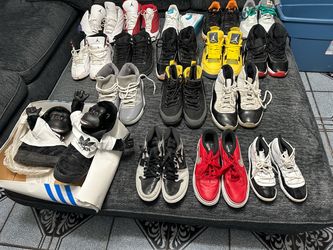 Large Lot of Jordan and Nike Sneakers