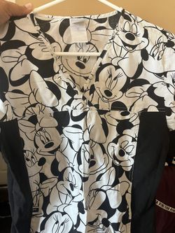 Like New Scrub Top Size M