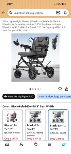 New wheel chair