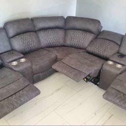 Sectional Recliner Sofa Set