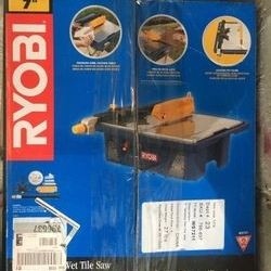 Ryobi 7" Tabletop Wet Tile Saw