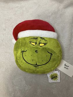 Grinch throw pillow