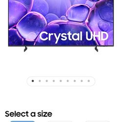 43" Class Crystal UHD U8000F 4K Smart TV (2025)