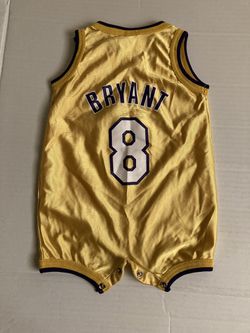 Kobe Bryant #8 Lakers NIKE Jersey WHITE Onesie 12M