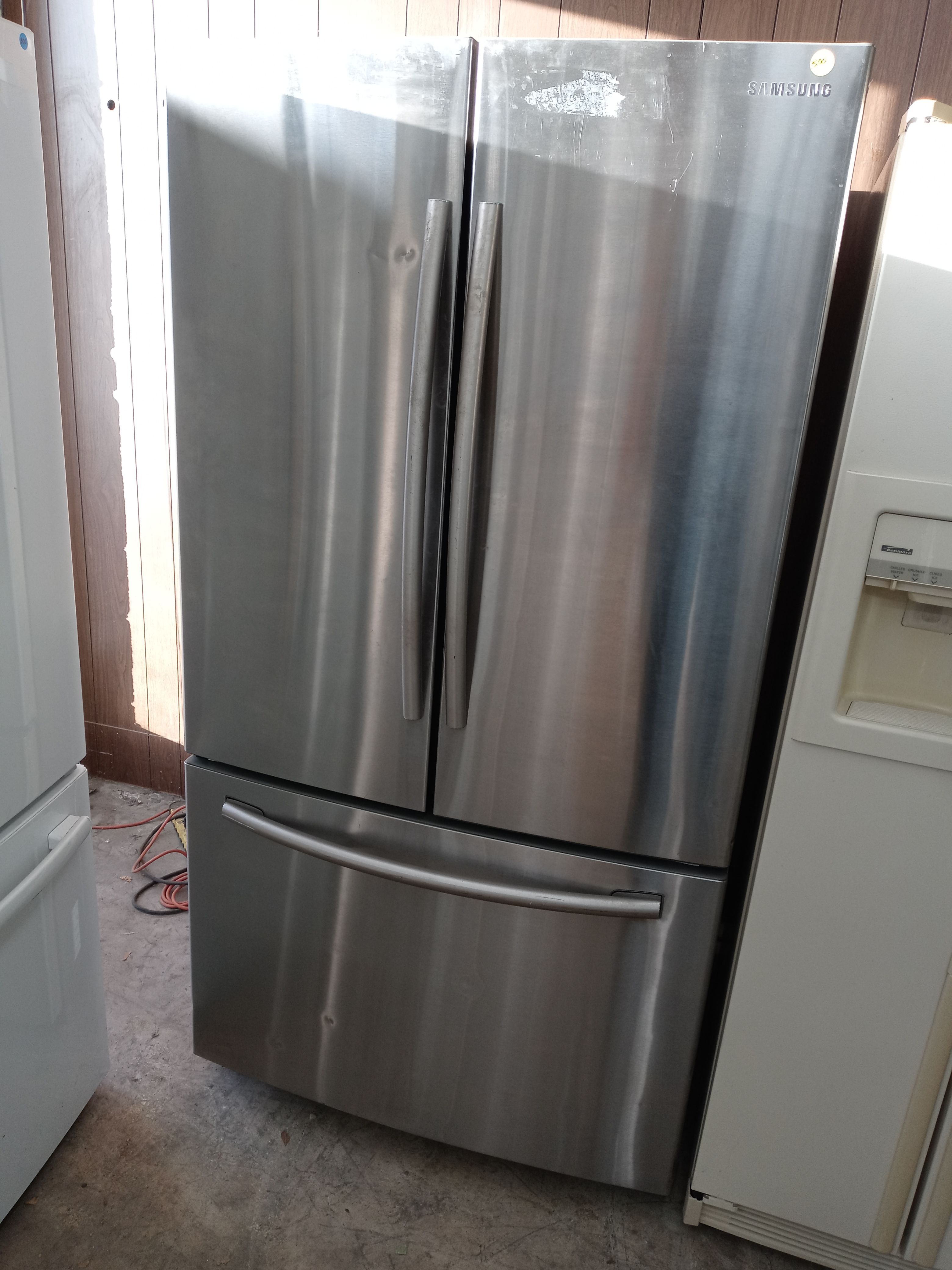 Samsung stainless steel french door refrigerator - Free delivery