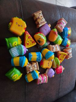 mini fast-food foam squishies.