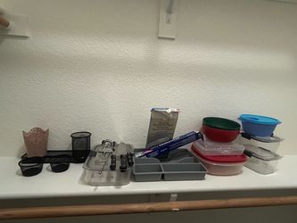 Mixed Kitchen and Desk Organizer Lot