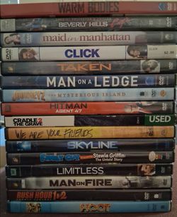 Huge Comedy & Action DVD Movie Lot (16 Titles) - Must Go