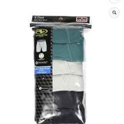 Athletic Works Men's Underwear Quick Dry Stretch Boxer Briefs for Men’s Teal Assorted, 6 Pack Size small 