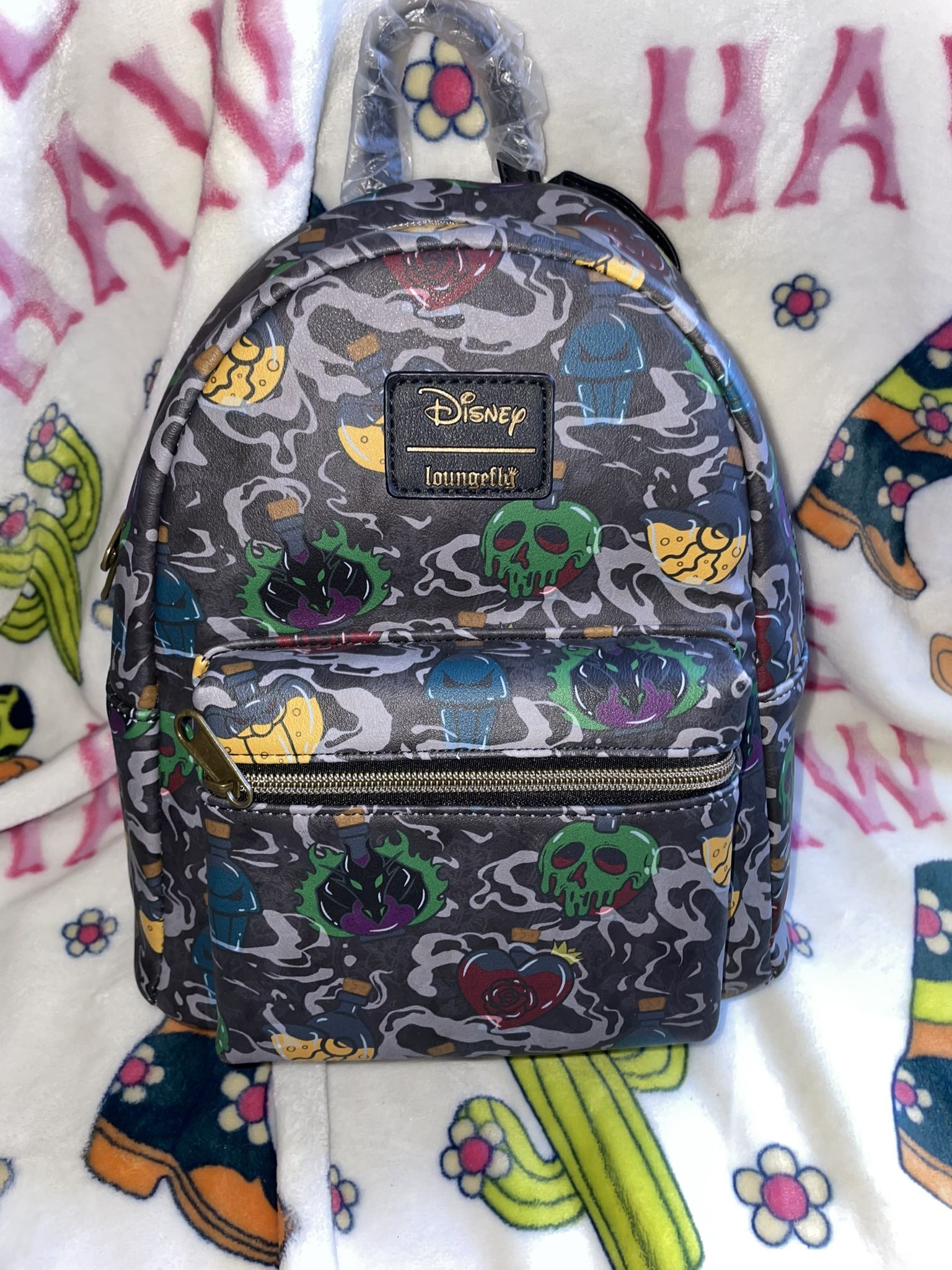 Loungefly Disney Villains Icons Mini Backpack Disney Villains Thorned Icons Mini-Backpack main image 3