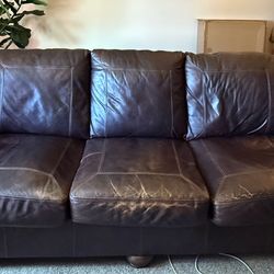 FREE LEATHER SOFA