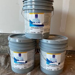 Interior Paint. Color Agreeable Gray. Flat. Total 3 Buckets/ 15 Gallons 