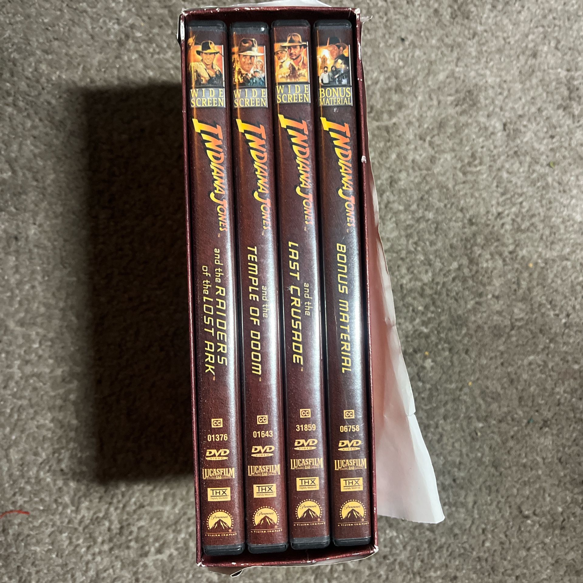 Indiana jones Collection On DVD 📀