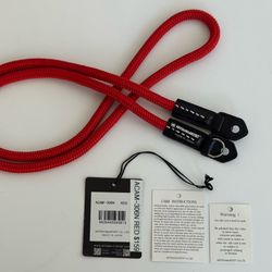 Artisan & Artist ACAM-306N Silk Cord Camera Strap Red NEW Made in Japan