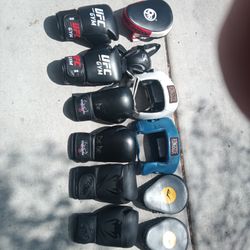 Boxing Gloves, Headgear, Punch Pads, Cup Name Brands